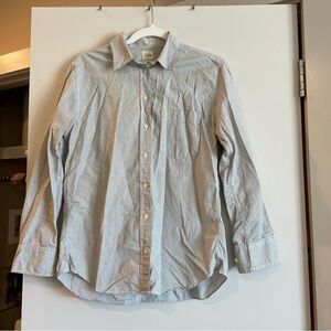 J. Crew Classic Button Down Striped Size XS